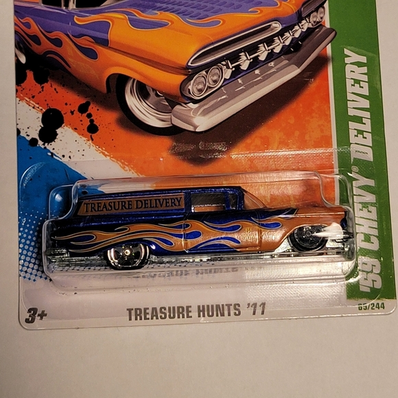 Hot Wheels '59 Chevy Delivery 15/15 Tresure Hunts '11 2011 Sealed Brand New - Picture 2 of 3